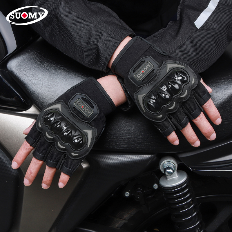 Motorcycle Gear Urban - Zomerse halfvinger ademende motorhandschoenen, unisex urban