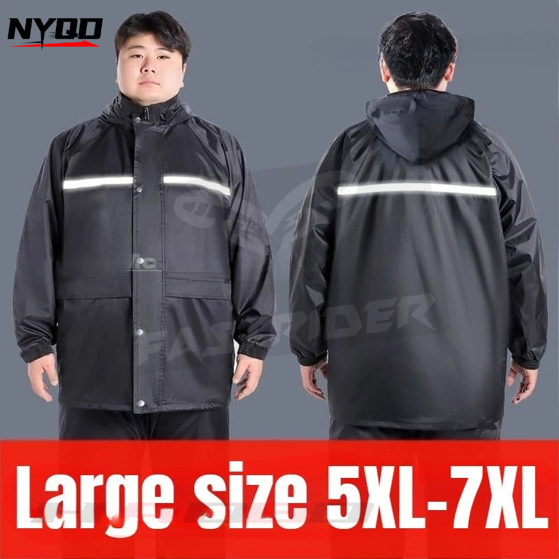 Motorcycle Rain Suit - 6XL 7XL 8XL Motorrijden Grote Maat