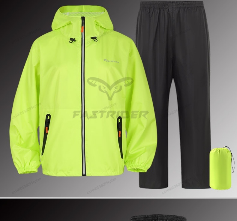 Motorcycle Rain Suit - Pak voor de zomer Unisex motorregenjas