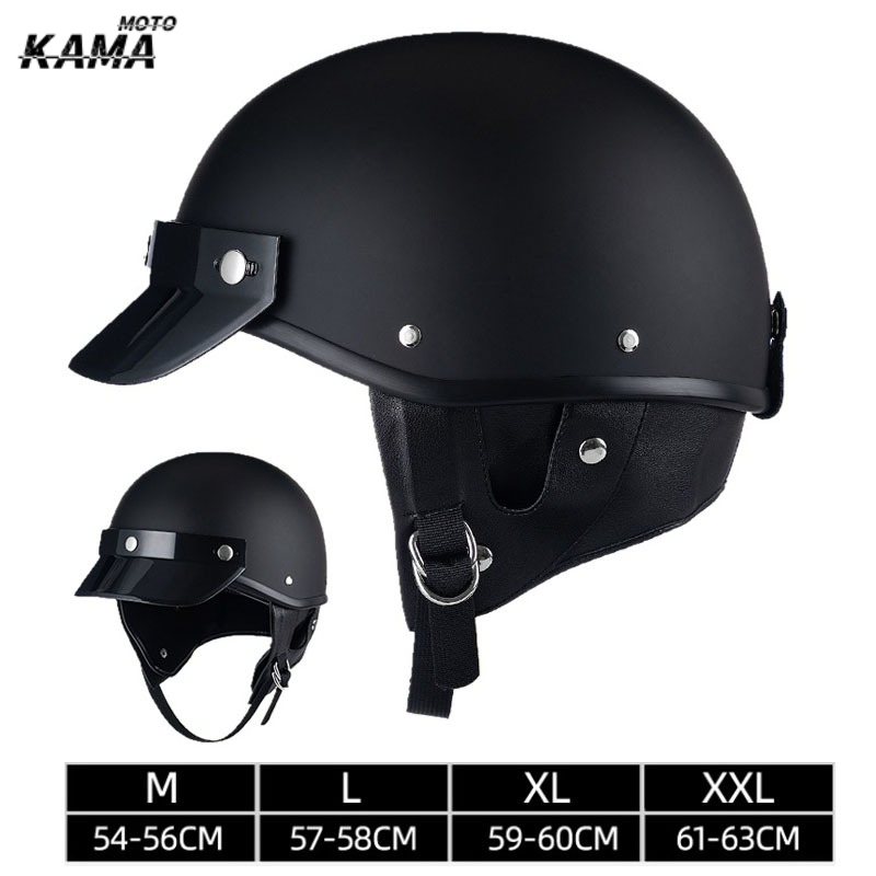 Motorcycle Gear Urban - Vintage halve helm – lichtgewicht open
