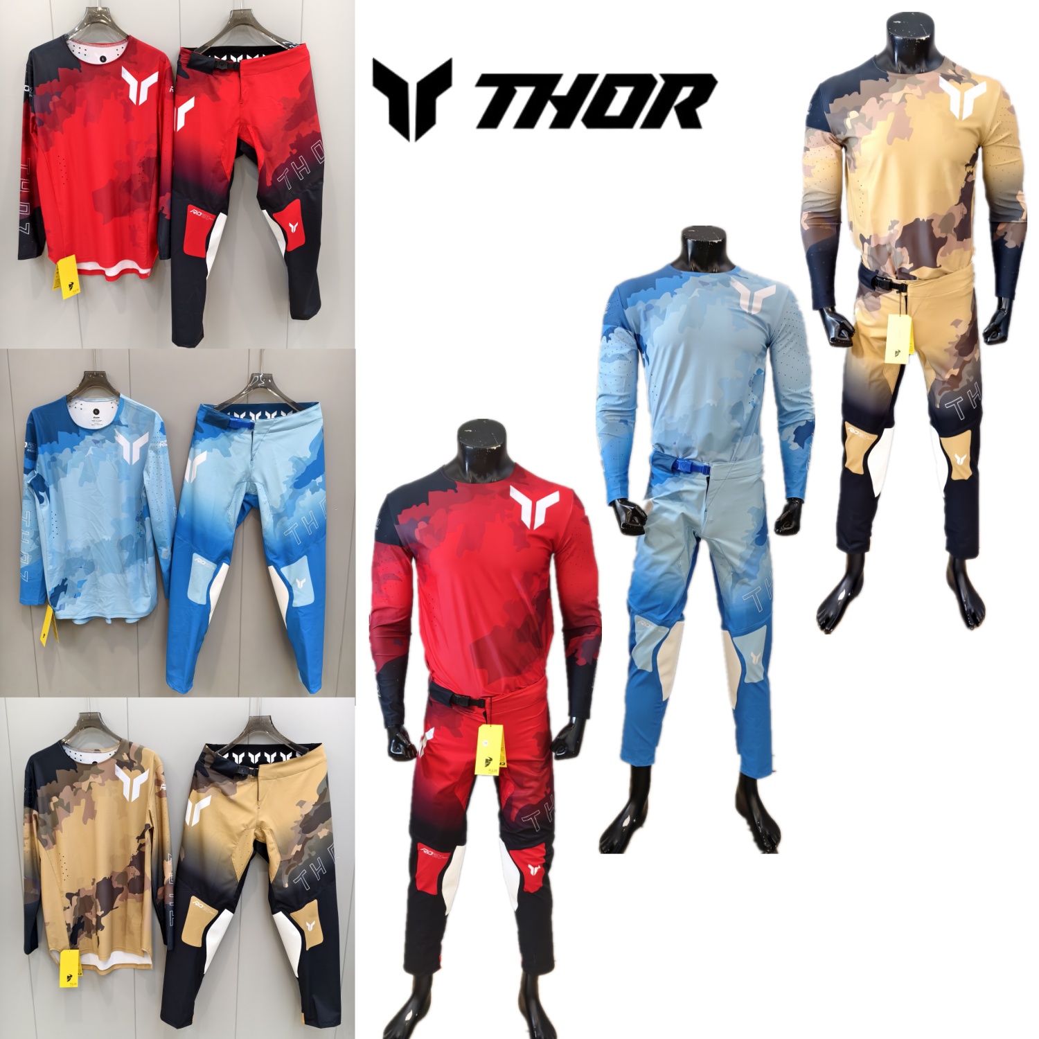 Motorcycle Gear Pants - THOR Motocross Uitrusting Set MX Offroad