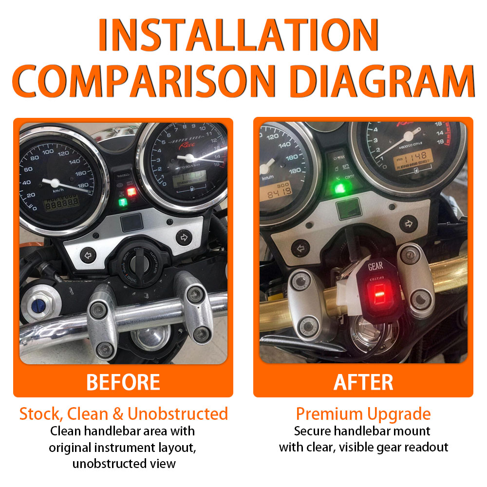 Geschikt voor universele motor - Motorcycle Gear Display recensie en prijs