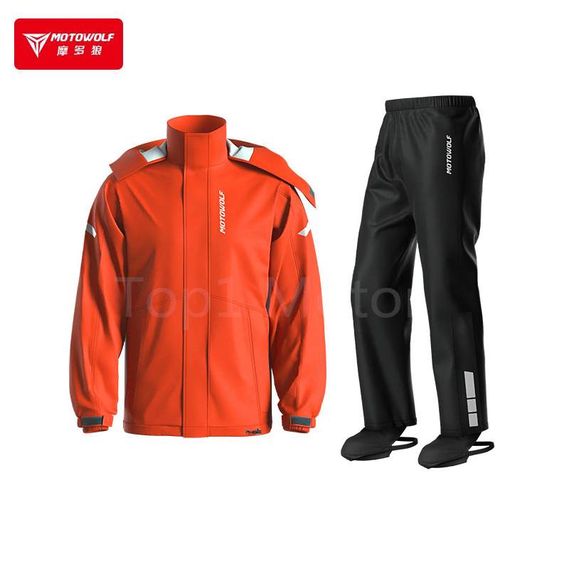 Mannen Motorfiets Regenpak Par - Motorcycle Rain Suit recensie en prijs