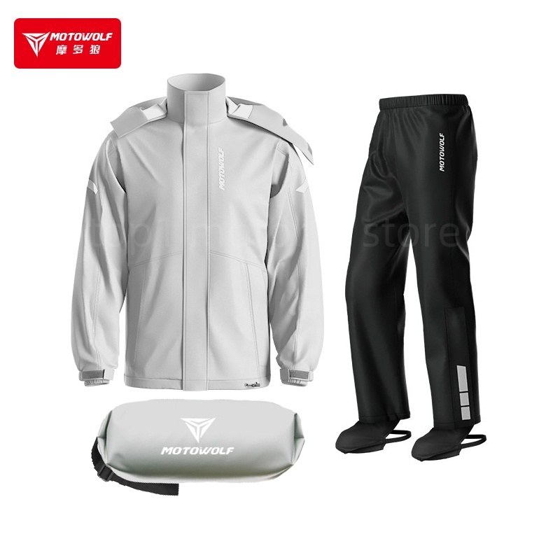 Mannen Motorfiets Regenpak Par - Motorcycle Rain Suit recensie en prijs