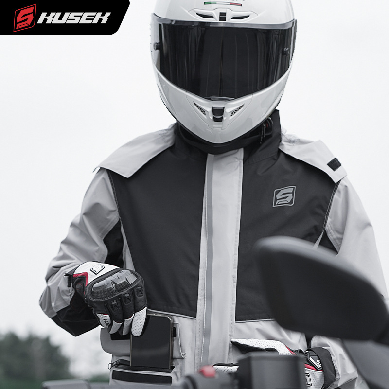 2-delig motorregenpak voor vol - Motorcycle Rain Suit recensie en prijs