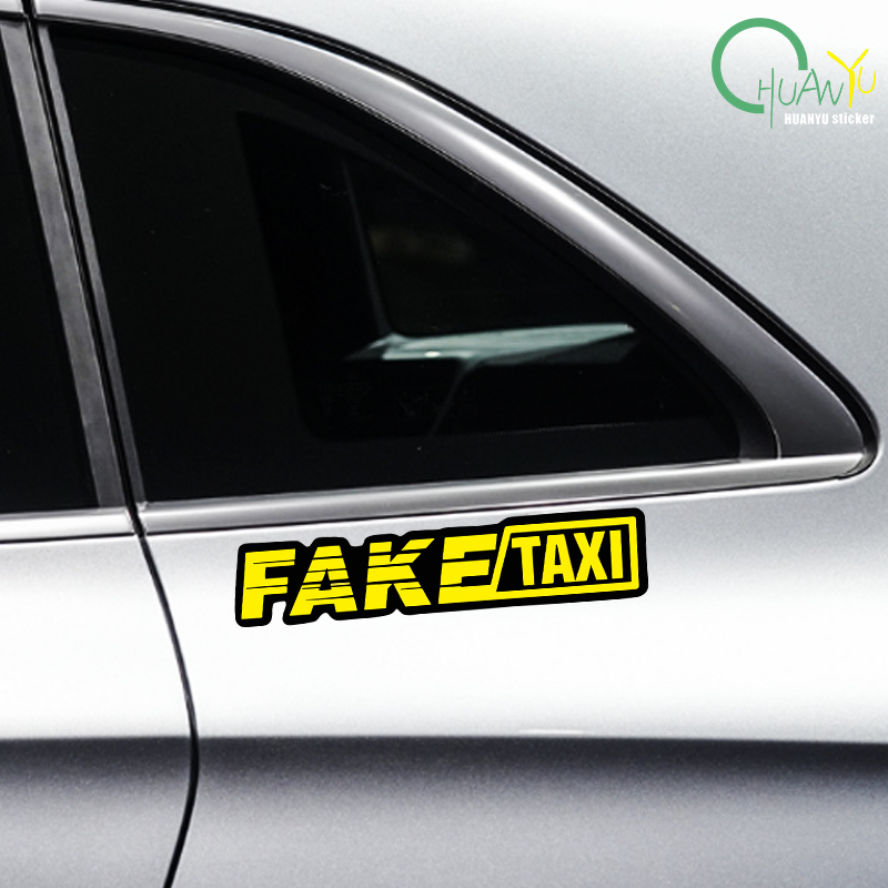 Geel nep taxi logo pvc waterdi - Motorcycle Gear Logo recensie en prijs