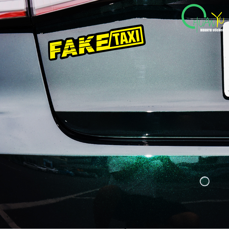 Geel nep taxi logo pvc waterdi - Motorcycle Gear Logo recensie en prijs