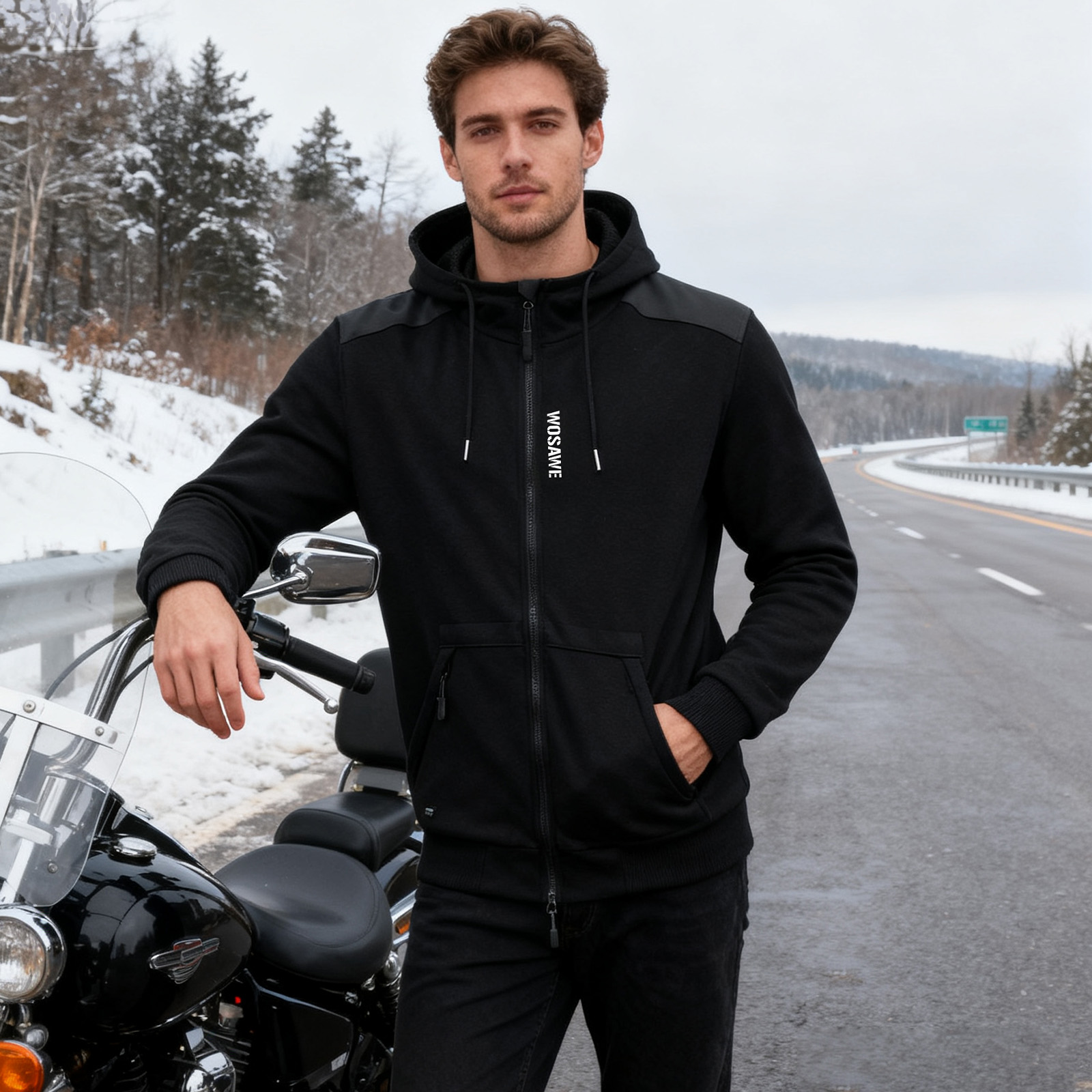 WOSAWE motorfiets hoodie-jas m - Motorcycle Gear Hoodie recensie en prijs