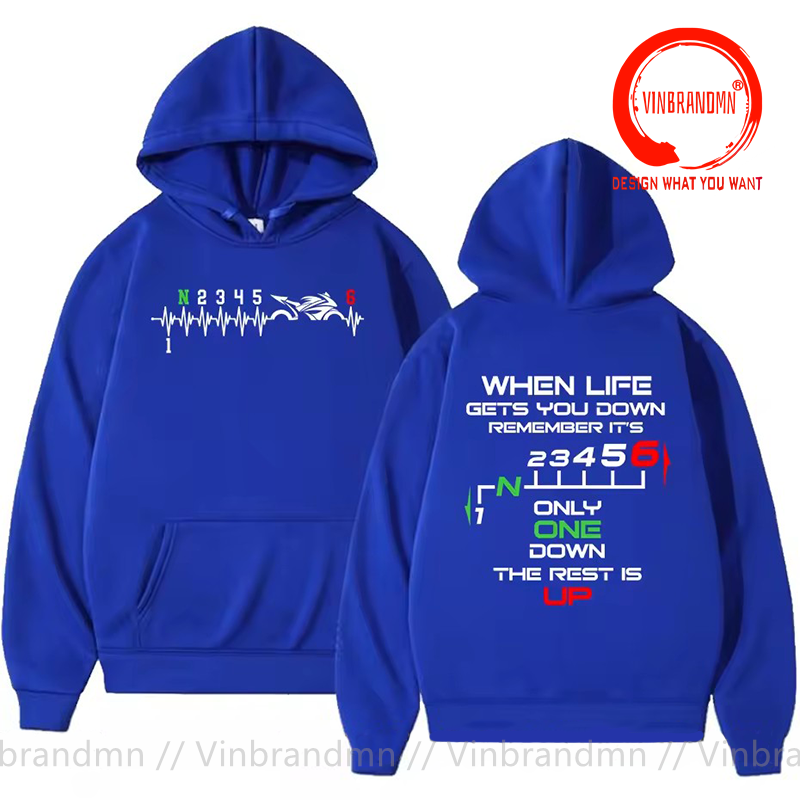 1N23456 Motorcycle Gear Shift  - Motorcycle Gear Hoodie recensie en prijs